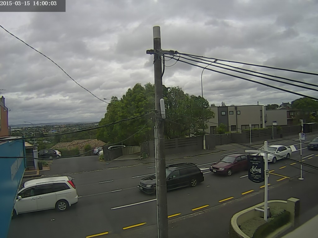 Weather Camera view to the South from my lounge windows - 2:00pm