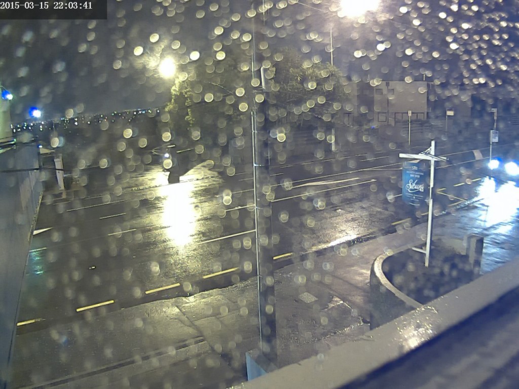 Weather Camera view to the South from my lounge windows - 10:00pm