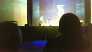 Jamie kicks a toilet to pieces with his reinforced boots, because it wouldn't be Mythbusters without some destruction.