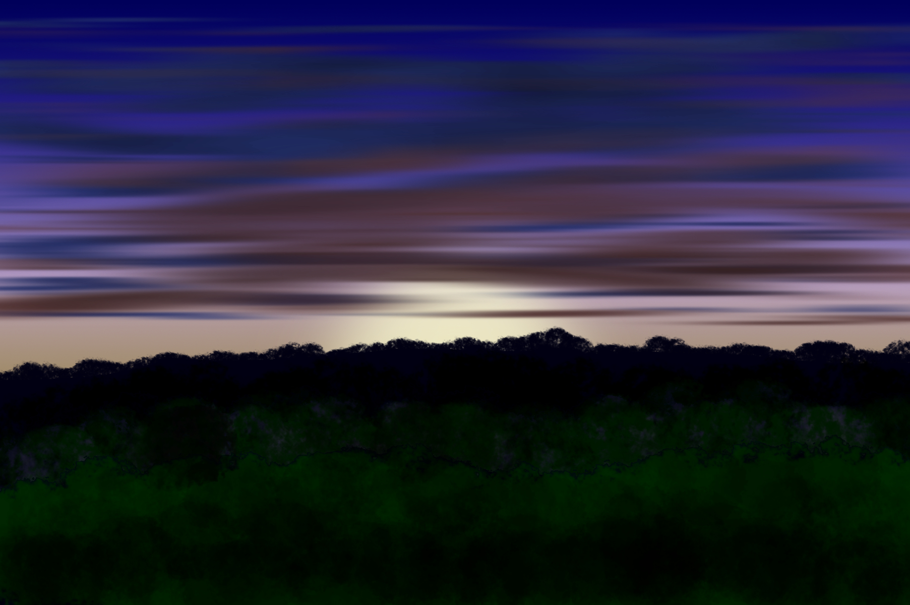 SunsetOverForest